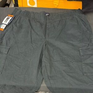 GAP size XXL Black Cargo Pants twill cargo pants XXL lots of pockets women XXL